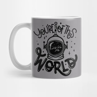 Valentine's Day, You're out of this World, Space, Love Mug